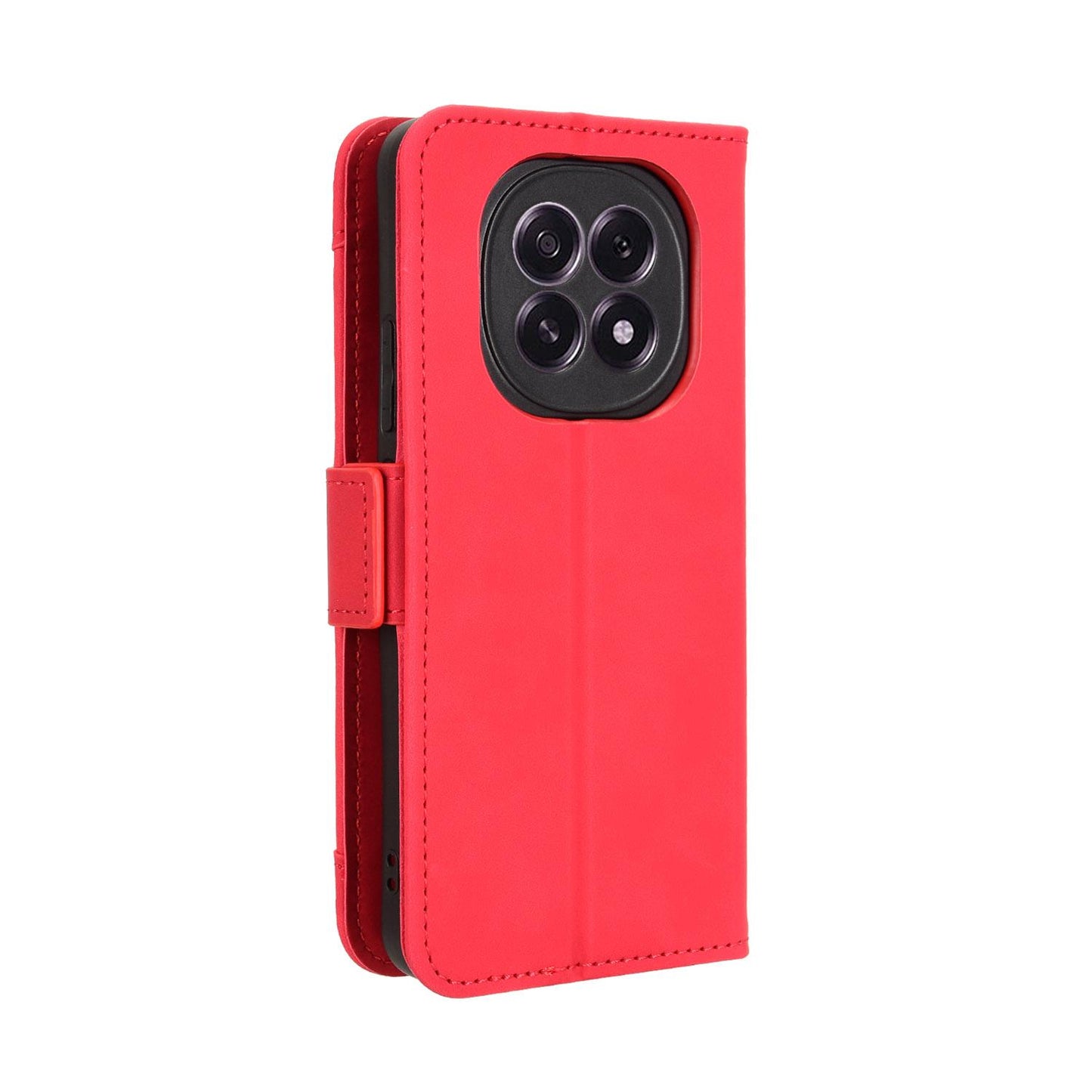 OPPO F29 5G Skin Feel PU Leather Wallet Phone Case with Card Slots, Cash Pocket, Magnetic Closure, Built-In Stand, Full Protection TPU Cover