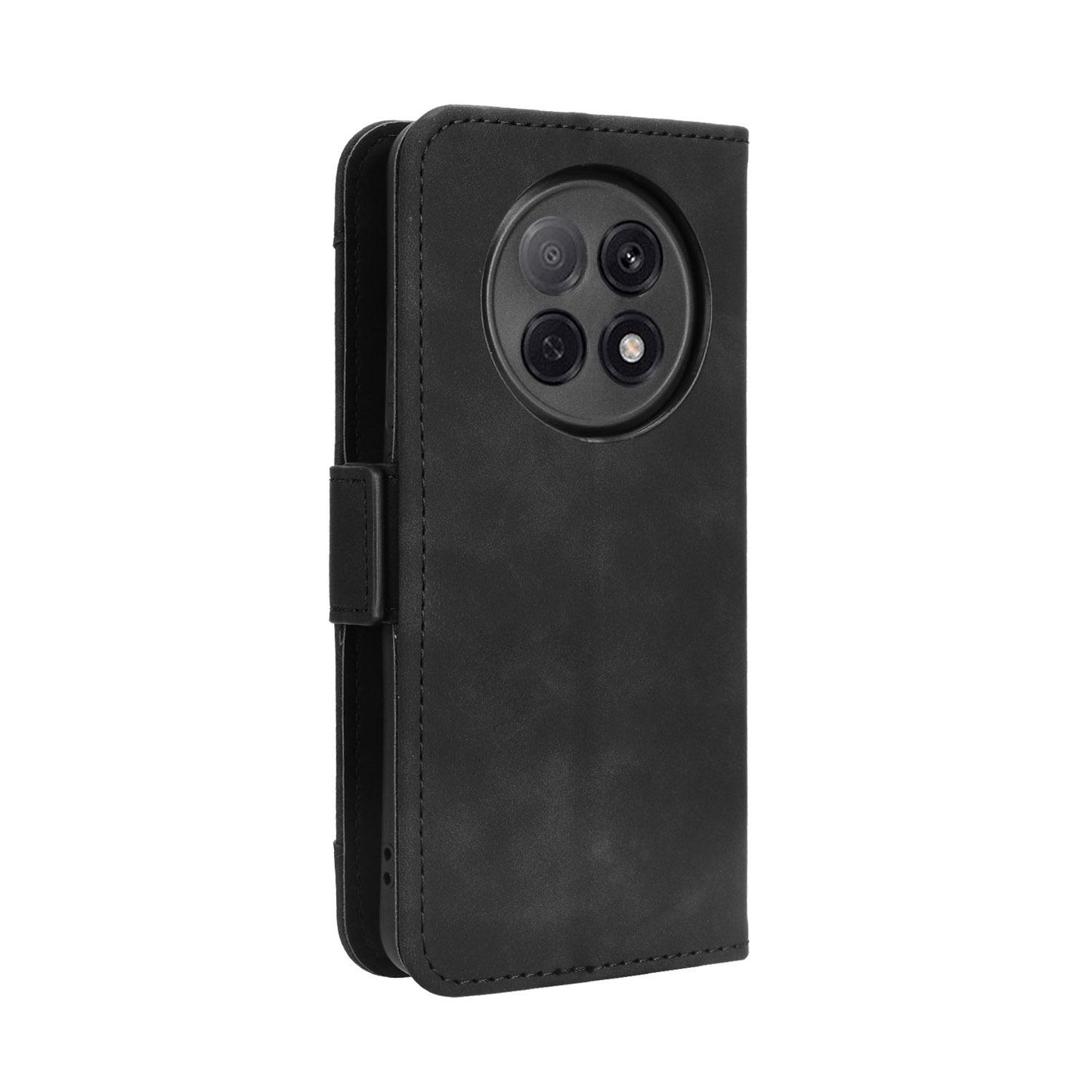 OPPO F29 Pro 5G Skin Feel PU Leather Wallet Phone Case with Card Slots, Cash Pocket, Magnetic Closure, Built-In Stand, Full Protection TPU Cover