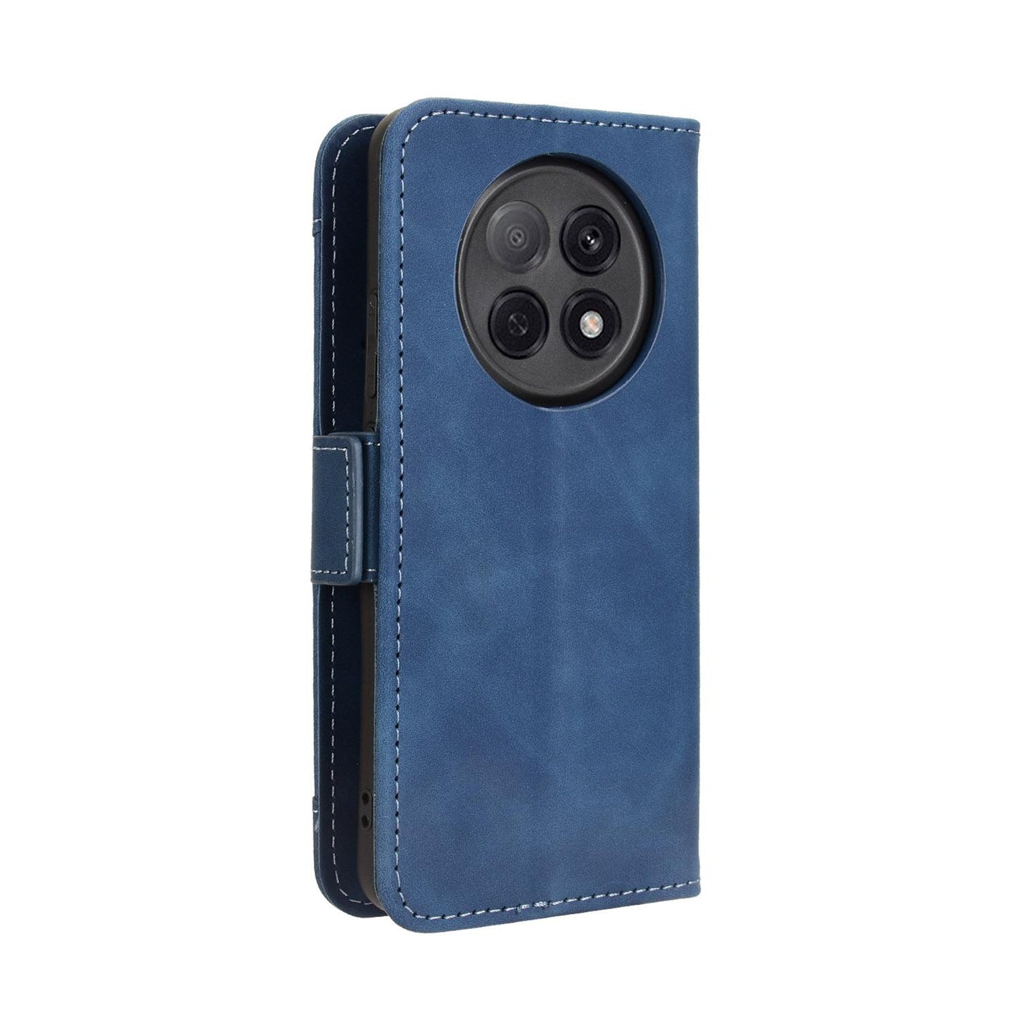 OPPO F29 Pro 5G Skin Feel PU Leather Wallet Phone Case with Card Slots, Cash Pocket, Magnetic Closure, Built-In Stand, Full Protection TPU Cover