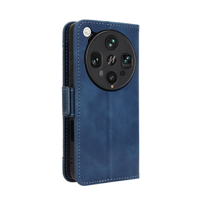OPPO Find X8 Ultra 5G Skin Feel PU Leather Wallet Phone Case with Card Slots, Cash Pocket, Magnetic Closure, Built-In Stand, Full Protection TPU Cover