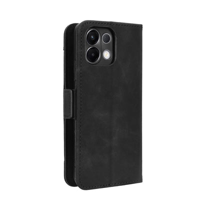 OPPO K13 5G Skin Feel PU Leather Wallet Phone Case with Card Slots, Cash Pocket, Magnetic Closure, Built-In Stand, Full Protection TPU Cover
