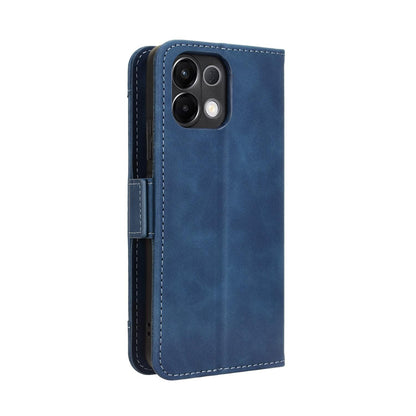 OPPO K13 5G Skin Feel PU Leather Wallet Phone Case with Card Slots, Cash Pocket, Magnetic Closure, Built-In Stand, Full Protection TPU Cover