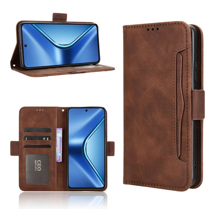 OPPO K13 5G Skin Feel PU Leather Wallet Phone Case with Card Slots, Cash Pocket, Magnetic Closure, Built-In Stand, Full Protection TPU Cover