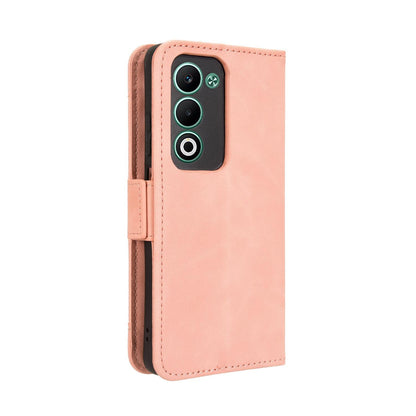 OPPO A5 4G Skin Feel PU Leather Wallet Phone Case with Card Slots, Cash Pocket, Magnetic Closure, Built-In Stand, Full Protection TPU Cover
