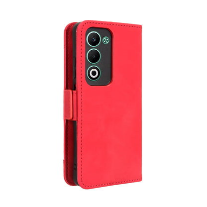 OPPO A5 4G Skin Feel PU Leather Wallet Phone Case with Card Slots, Cash Pocket, Magnetic Closure, Built-In Stand, Full Protection TPU Cover