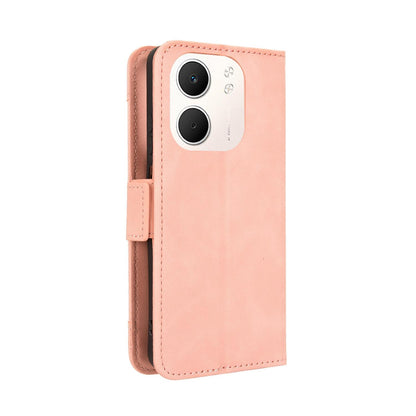 OPPO A5x 5G Skin Feel PU Leather Wallet Phone Case with Card Slots, Cash Pocket, Magnetic Closure, Built-In Stand, Full Protection TPU Cover