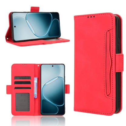 OPPO A6 Max 5G Skin Feel PU Leather Wallet Phone Case with Card Slots, Cash Pocket, Magnetic Closure, Built-In Stand, Full Protection TPU Cover