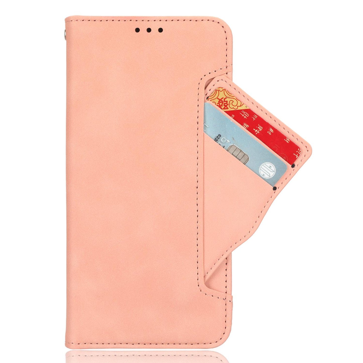 OPPO F31 Pro 5G Skin Feel PU Leather Wallet Phone Case with Card Slots, Cash Pocket, Magnetic Closure, Built-In Stand, Full Protection TPU Cover