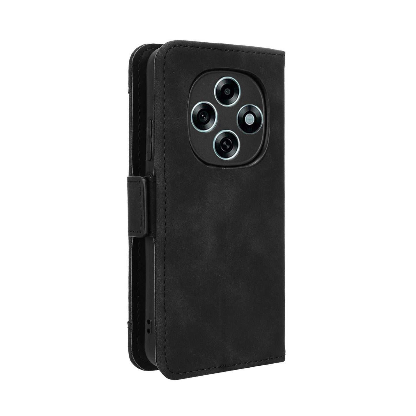 OPPO F31 Pro 5G Skin Feel PU Leather Wallet Phone Case with Card Slots, Cash Pocket, Magnetic Closure, Built-In Stand, Full Protection TPU Cover