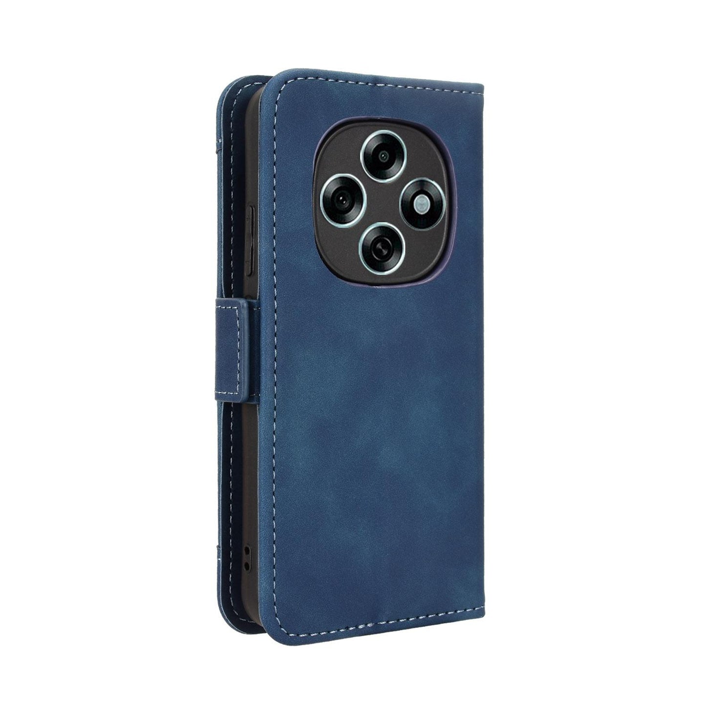 OPPO F31 Pro 5G Skin Feel PU Leather Wallet Phone Case with Card Slots, Cash Pocket, Magnetic Closure, Built-In Stand, Full Protection TPU Cover