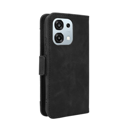 OPPO A6 Pro 4G Skin Feel PU Leather Wallet Phone Case with Card Slots, Cash Pocket, Magnetic Closure, Built-In Stand, Full Protection TPU Cover