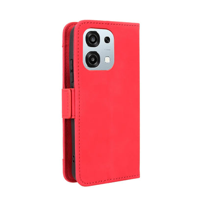 OPPO A6 Pro 4G Skin Feel PU Leather Wallet Phone Case with Card Slots, Cash Pocket, Magnetic Closure, Built-In Stand, Full Protection TPU Cover