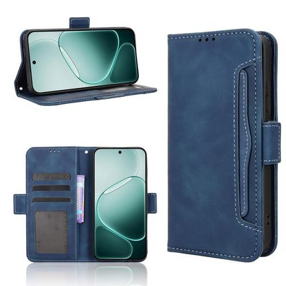OPPO A6 Pro 4G Skin Feel PU Leather Wallet Phone Case with Card Slots, Cash Pocket, Magnetic Closure, Built-In Stand, Full Protection TPU Cover