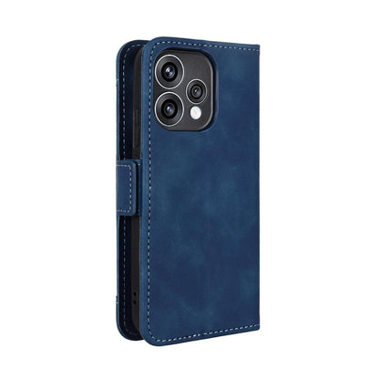 OPPO Reno15 5G Skin Feel PU Leather Wallet Phone Case with Card Slots, Cash Pocket, Magnetic Closure, Built-In Stand, Full Protection TPU Cover