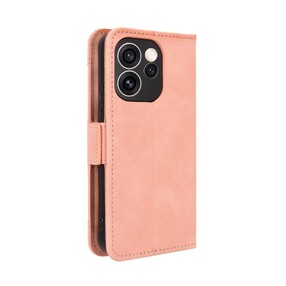 OPPO Reno15 F 5G Skin Feel PU Leather Wallet Phone Case with Card Slots, Cash Pocket, Magnetic Closure, Built-In Stand, Full Protection TPU Cover