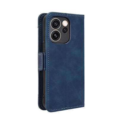 OPPO Reno15 F 5G Skin Feel PU Leather Wallet Phone Case with Card Slots, Cash Pocket, Magnetic Closure, Built-In Stand, Full Protection TPU Cover
