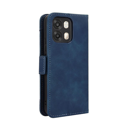 OPPO A6 5G Skin Feel PU Leather Wallet Phone Case with Card Slots, Cash Pocket, Magnetic Closure, Built-In Stand, Full Protection TPU Cover