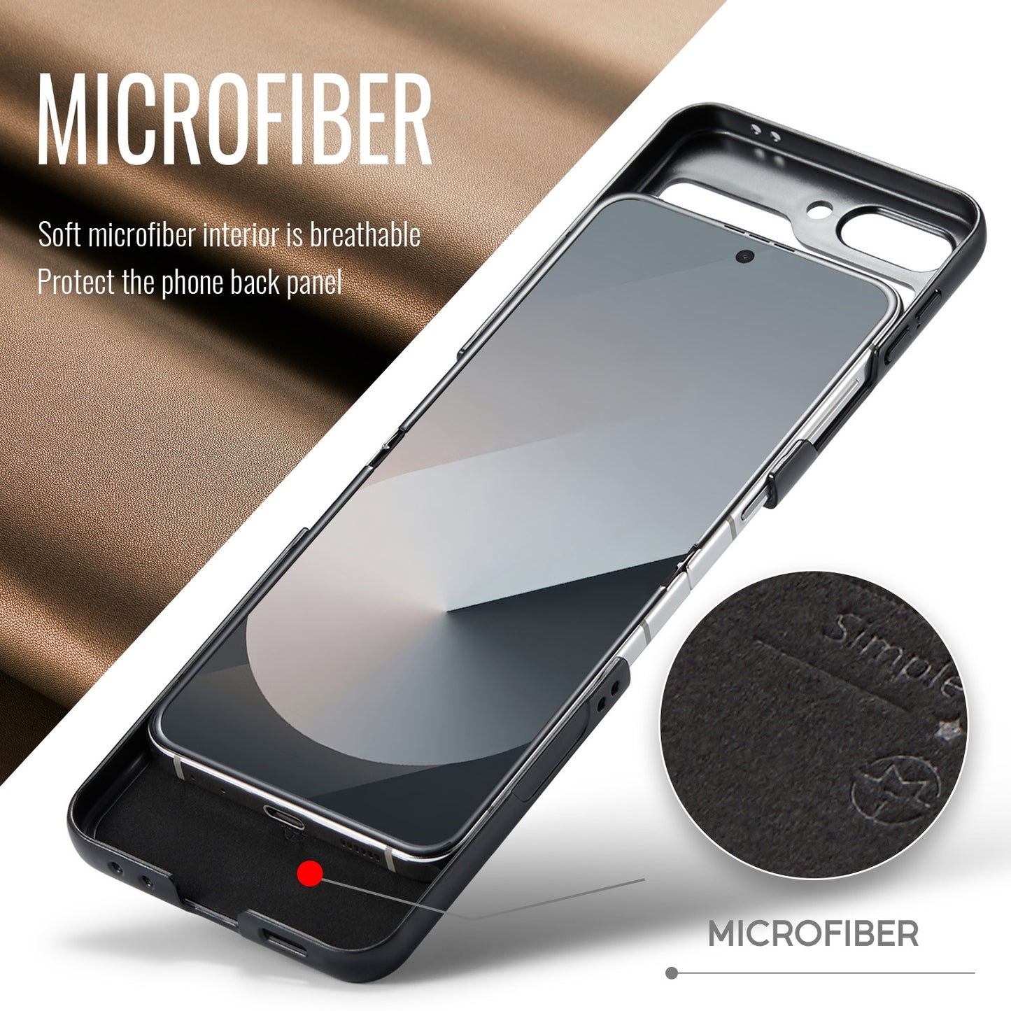 Samsung Galaxy Z Flip6 5G Litchi Texture RFID Anti-theft Leather Phone Case with Butterfly Buckle, Stand & Card Wallet with TPU Shell