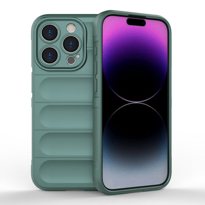 iPhone 15 Pro Shock Absorbent Magic Shield TPU + Flannel Phone Case, Featuring Ridged Drop Protection, Bright Colours & Easy Access