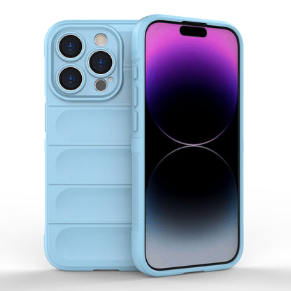 iPhone 15 Pro Shock Absorbent Magic Shield TPU + Flannel Phone Case, Featuring Ridged Drop Protection, Bright Colours & Easy Access
