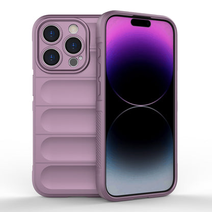 iPhone 15 Pro Shock Absorbent Magic Shield TPU + Flannel Phone Case, Featuring Ridged Drop Protection, Bright Colours & Easy Access