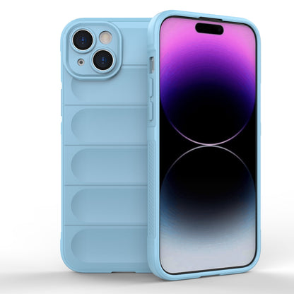 iPhone 15 Plus Shock Absorbent Magic Shield TPU + Flannel Phone Case, Featuring Ridged Drop Protection, Bright Colours & Easy Access