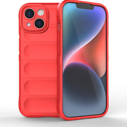 iPhone 15 Shock Absorbent Magic Shield TPU + Flannel Phone Case, Featuring Ridged Drop Protection, Bright Colours & Easy Access