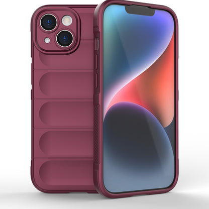 iPhone 15 Shock Absorbent Magic Shield TPU + Flannel Phone Case, Featuring Ridged Drop Protection, Bright Colours & Easy Access
