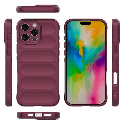 iPhone 16 Pro Max Shock Absorbent Magic Shield TPU + Flannel Phone Case, Featuring Ridged Drop Protection, Bright Colours & Easy Access