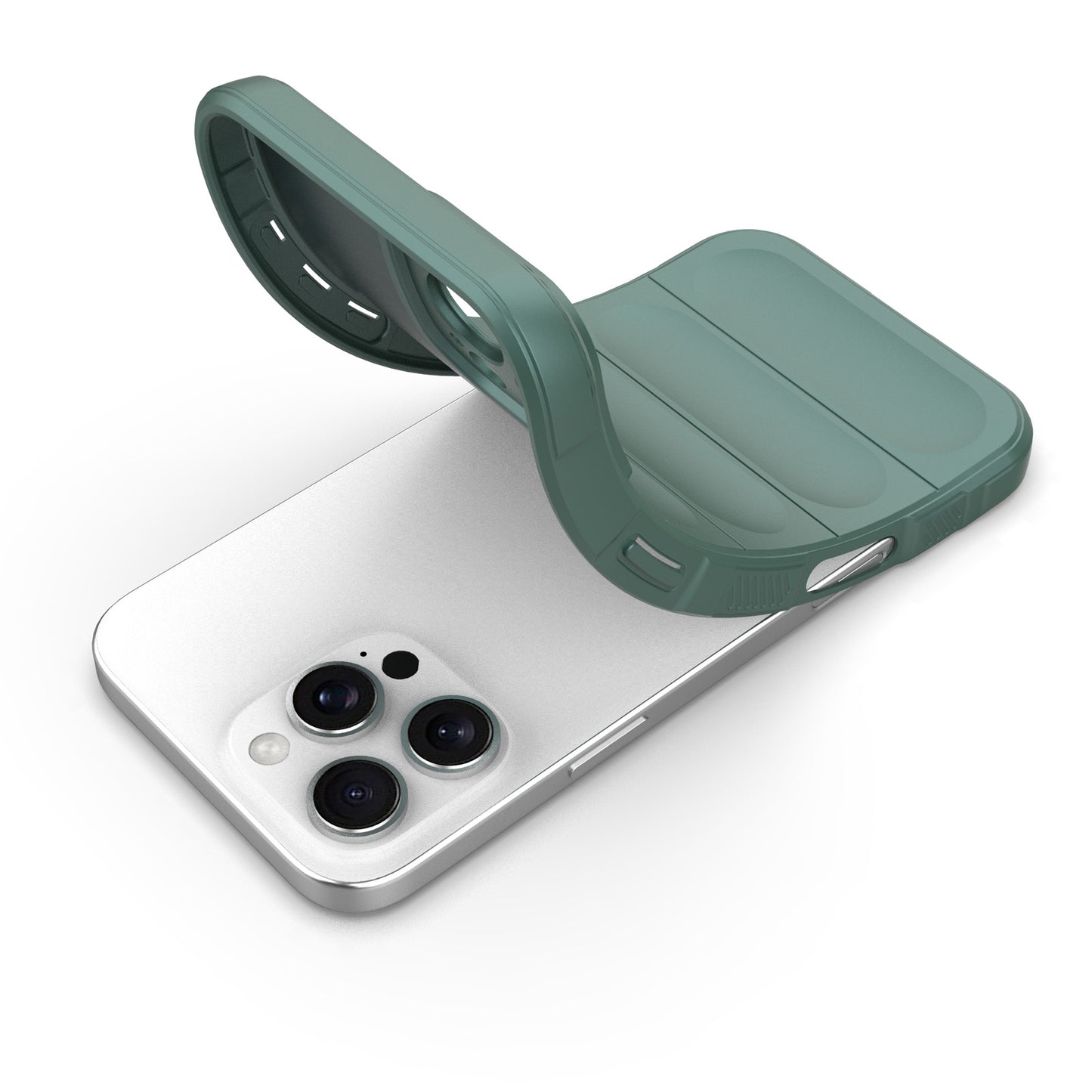 iPhone 16 Pro Max Shock Absorbent Magic Shield TPU + Flannel Phone Case, Featuring Ridged Drop Protection, Bright Colours & Easy Access