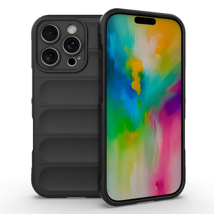 iPhone 16 Pro Shock Absorbent Magic Shield TPU + Flannel Phone Case, Featuring Ridged Drop Protection, Bright Colours & Easy Access