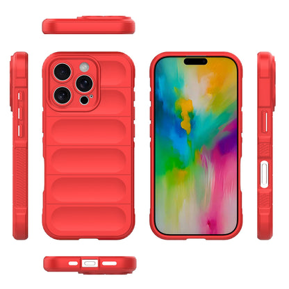 iPhone 16 Pro Shock Absorbent Magic Shield TPU + Flannel Phone Case, Featuring Ridged Drop Protection, Bright Colours & Easy Access