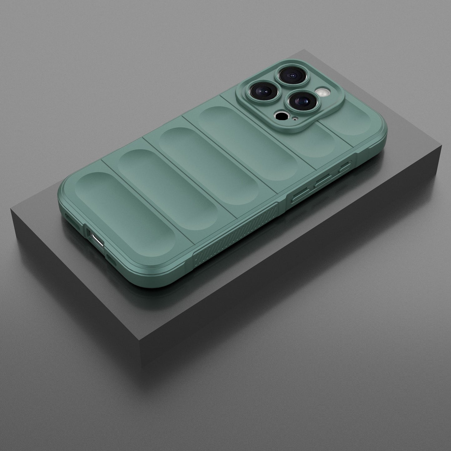 iPhone 16 Pro Shock Absorbent Magic Shield TPU + Flannel Phone Case, Featuring Ridged Drop Protection, Bright Colours & Easy Access