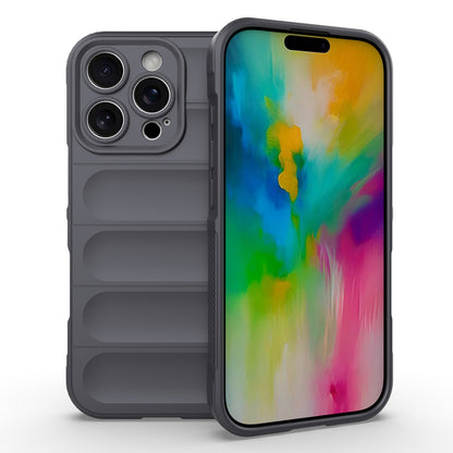 iPhone 16 Pro Shock Absorbent Magic Shield TPU + Flannel Phone Case, Featuring Ridged Drop Protection, Bright Colours & Easy Access
