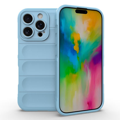 iPhone 16 Pro Shock Absorbent Magic Shield TPU + Flannel Phone Case, Featuring Ridged Drop Protection, Bright Colours & Easy Access