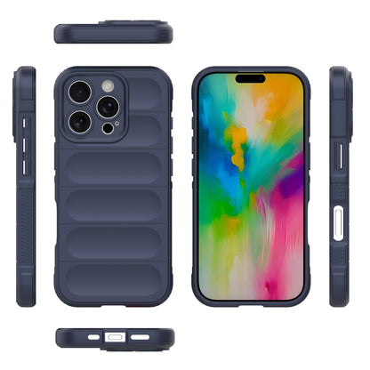 iPhone 16 Pro Shock Absorbent Magic Shield TPU + Flannel Phone Case, Featuring Ridged Drop Protection, Bright Colours & Easy Access