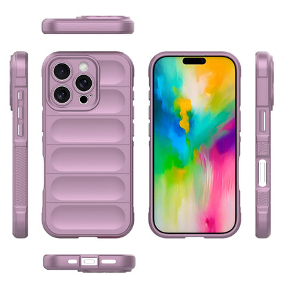 iPhone 16 Pro Shock Absorbent Magic Shield TPU + Flannel Phone Case, Featuring Ridged Drop Protection, Bright Colours & Easy Access