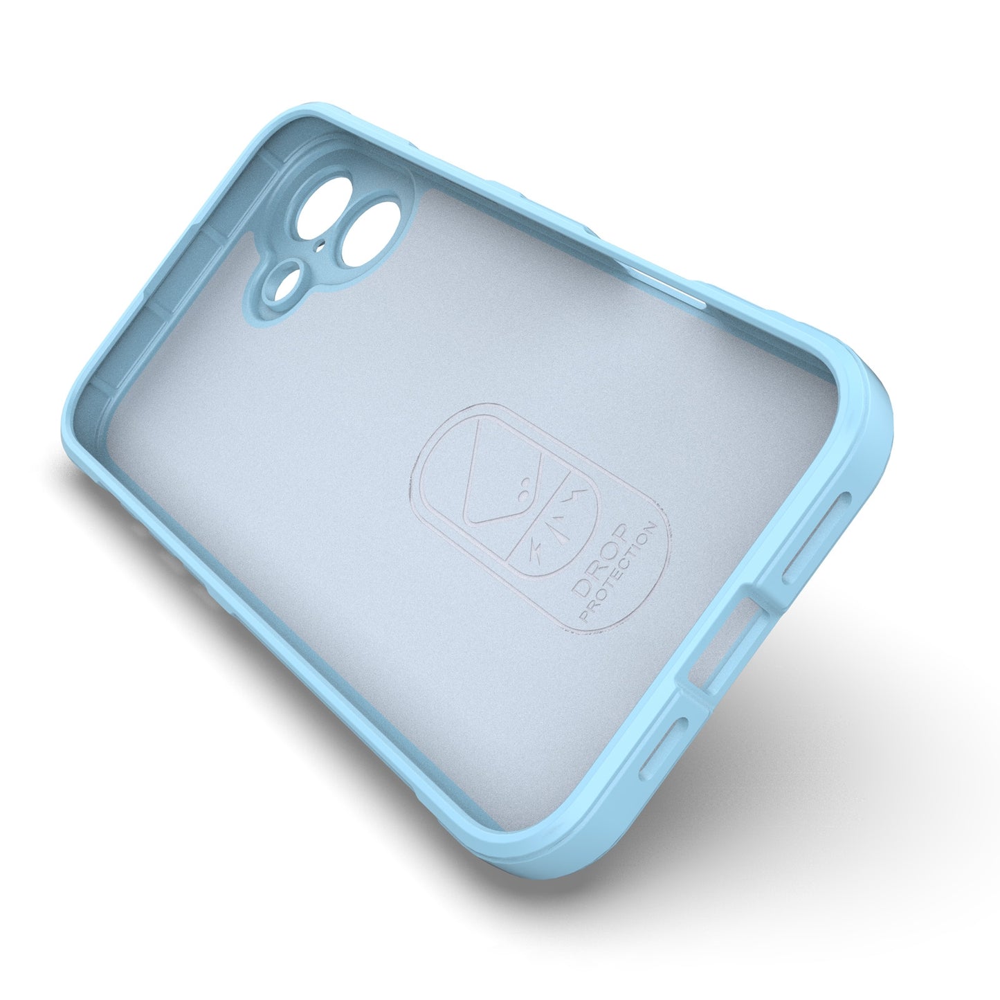 iPhone 16 Plus Shock Absorbent Magic Shield TPU + Flannel Phone Case, Featuring Ridged Drop Protection, Bright Colours & Easy Access