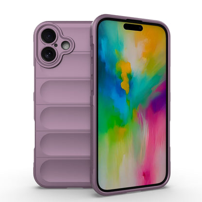 iPhone 16 Plus Shock Absorbent Magic Shield TPU + Flannel Phone Case, Featuring Ridged Drop Protection, Bright Colours & Easy Access