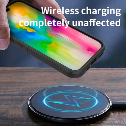 iPhone 16 Shock Absorbent Magic Shield TPU + Flannel Phone Case, Featuring Ridged Drop Protection, Bright Colours & Easy Access