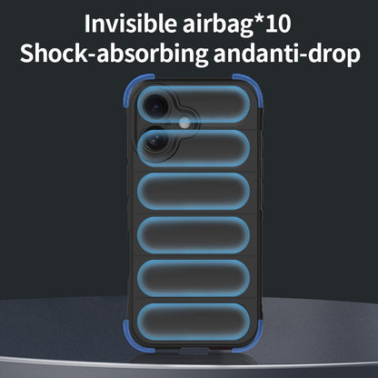 iPhone 16 Shock Absorbent Magic Shield TPU + Flannel Phone Case, Featuring Ridged Drop Protection, Bright Colours & Easy Access