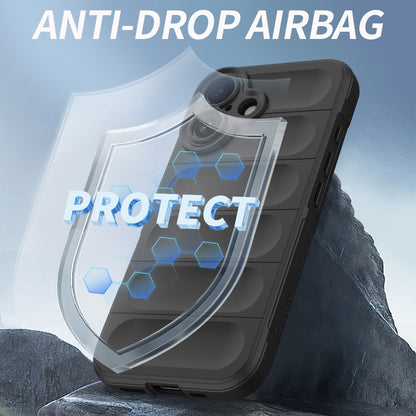 iPhone 16 Shock Absorbent Magic Shield TPU + Flannel Phone Case, Featuring Ridged Drop Protection, Bright Colours & Easy Access