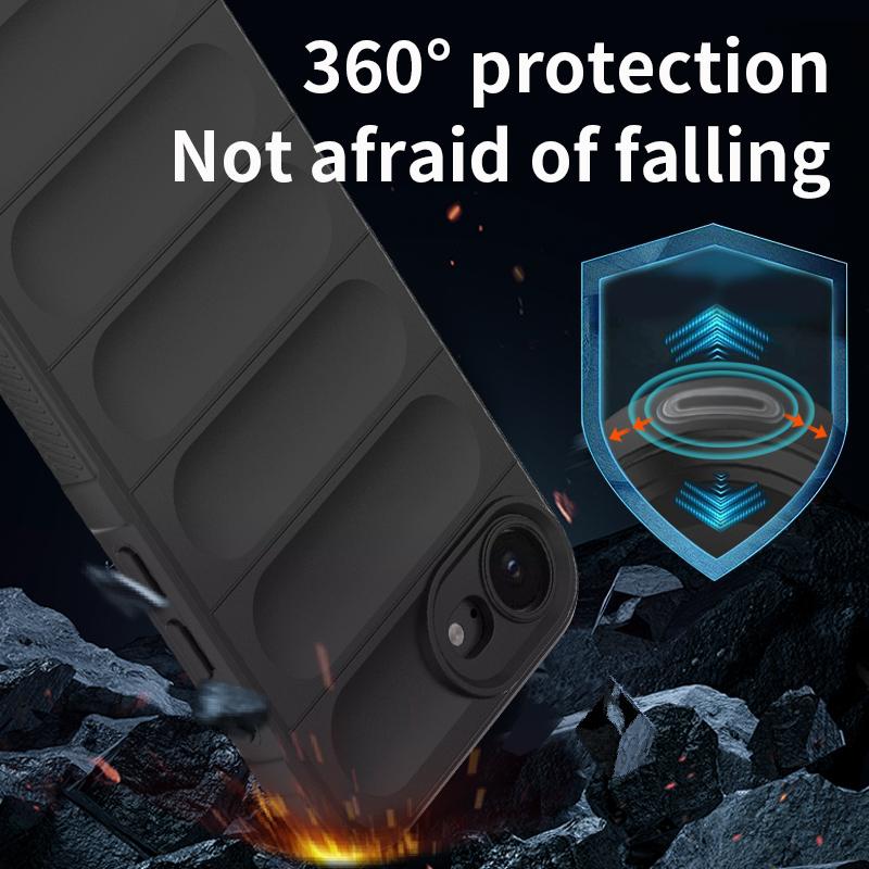 Apple iPhone 17e Magic Shield TPU + Flannel Protective Phone Case Cover, Shockproof Scratch Resistant