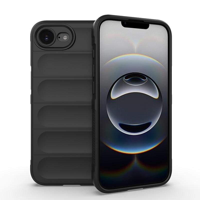 Apple iPhone 16e Magic Shield TPU + Flannel Protective Phone Case Cover, Shockproof Scratch Resistant