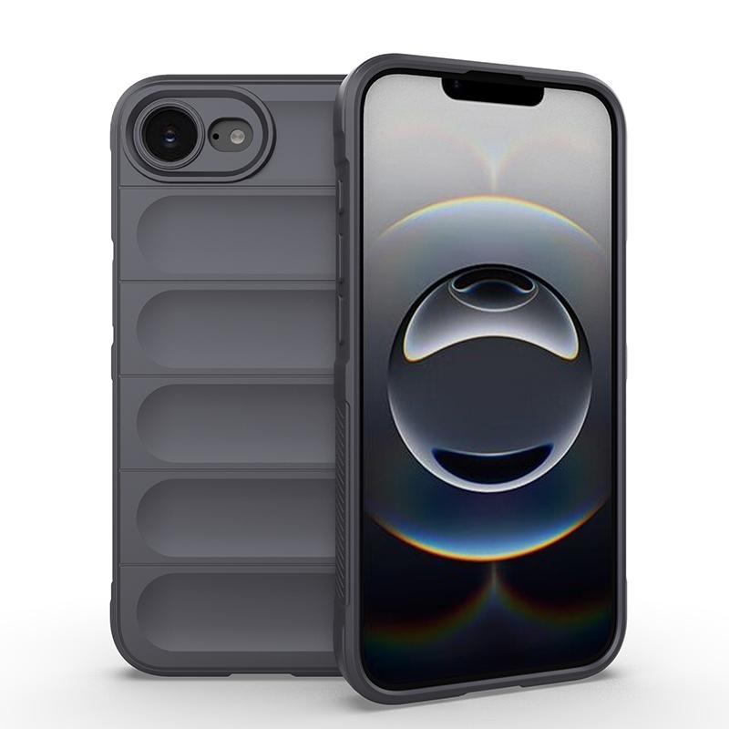 Apple iPhone 16e Magic Shield TPU + Flannel Protective Phone Case Cover, Shockproof Scratch Resistant