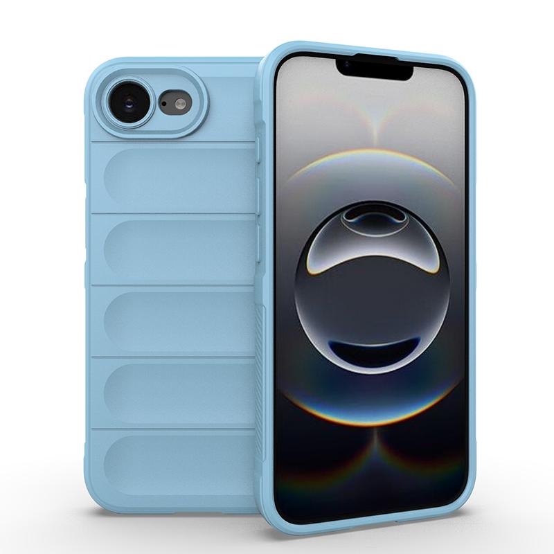 Apple iPhone 16e Magic Shield TPU + Flannel Protective Phone Case Cover, Shockproof Scratch Resistant