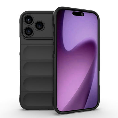 Apple iPhone 18 Pro Max Magic Shield TPU + Flannel Protective Phone Case Cover, Shockproof Scratch Resistant