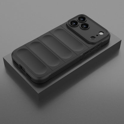 Apple iPhone 18 Pro Max Magic Shield TPU + Flannel Protective Phone Case Cover, Shockproof Scratch Resistant