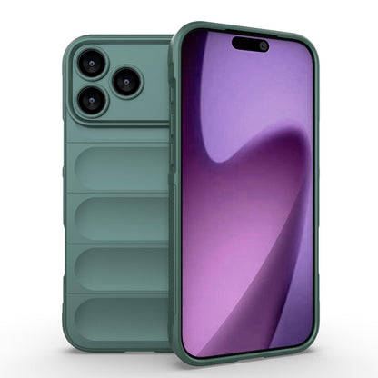 Apple iPhone 18 Pro Max Magic Shield TPU + Flannel Protective Phone Case Cover, Shockproof Scratch Resistant