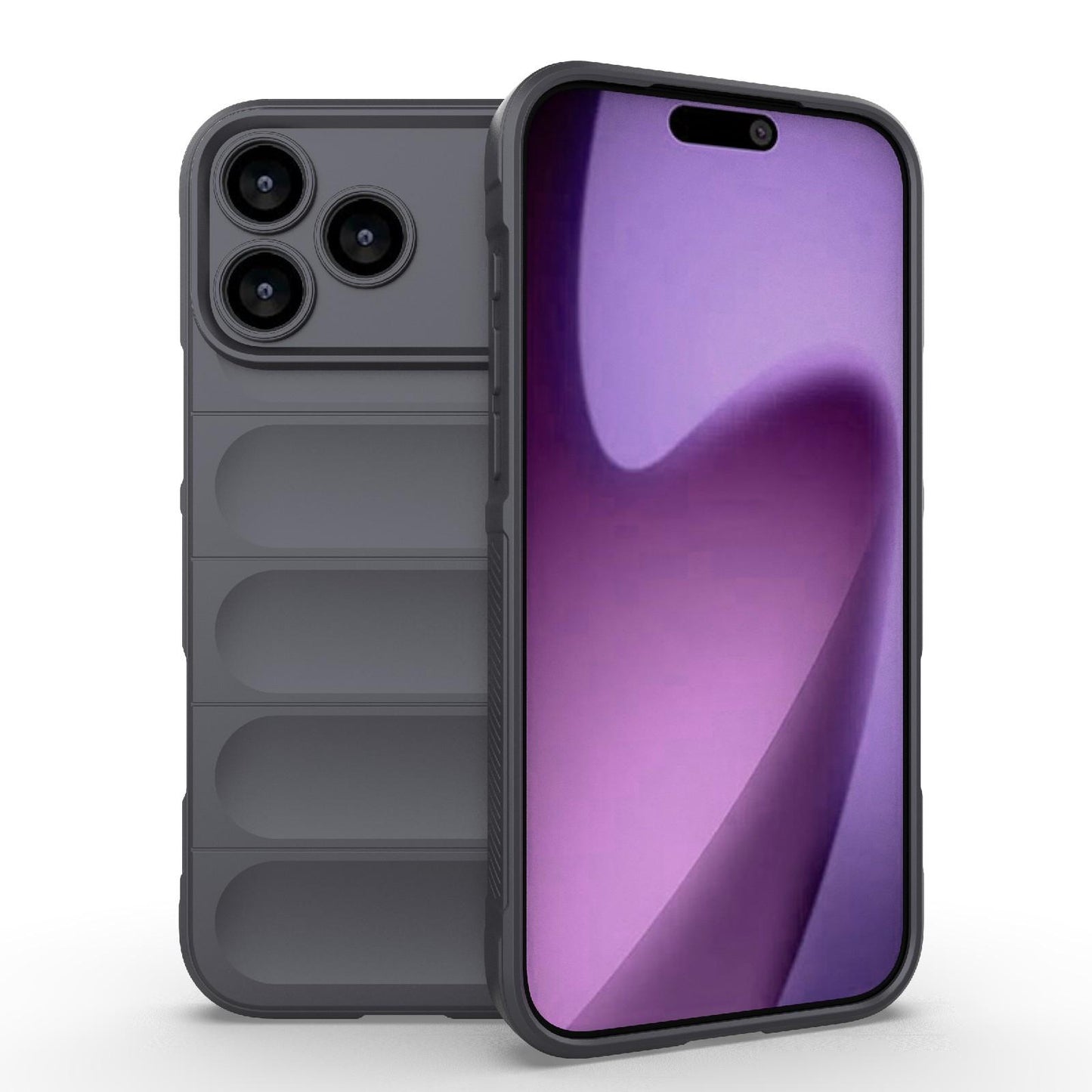 Apple iPhone 17 Pro Max Magic Shield TPU + Flannel Protective Phone Case Cover, Shockproof Scratch Resistant